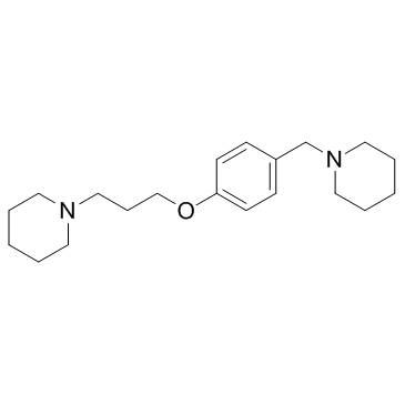 1-(4-(3-piperidin-1-ylpropoxy)benzyl)piperidine