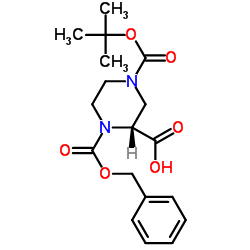 (R)-1-((Benzyloxy)carbonyl)-4-(tert-butoxycarbonyl)piperazine-2-carboxylic acid