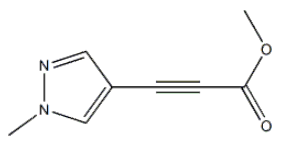 methyl 3-(1-methyl-1H-pyrazol-4-yl)prop-2-ynoate