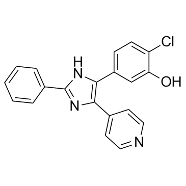 2-chloro-5-(2-phenyl-5-pyridin-4-yl-1H-imidazol-4-yl)phenol