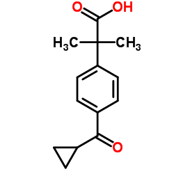 	4-(Cyclopropylcarbonyl)-α,α-dimethylbenzeneacetic Acid