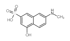 4-Hydroxy-7-methylamino-2-naphthalenesulfonic acid