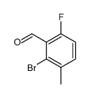 	2-Bromo-6-fluoro-3-methylbenzaldehyde