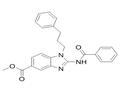 Methyl 2-(benzoylamino)-1-(3-phenylpropyl)-1H-benzimidazole-5-carboxylate pictures