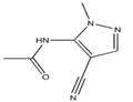 N-(4-cyano-1-methyl-1H-pyrazol-5-yl)acetamide pictures