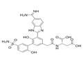 L-Aspartic acid, N-[2-[5-[6-(aminoiminomethyl)-1H-benzimidazol-2-yl]-5'-(aminosulfonyl)-2',6-dihydroxy[1,1'-biphenyl]-3-yl]acetyl]