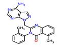 2-[(4-aminopyrazolo[3,4-d]pyrimidin-1-yl)methyl]-5-methyl-3-(2-methylphenyl)quinazolin-4-one pictures