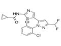 Mitoquinone mesylateN-{5-[1-(2,6-Dichlorophenyl)-3-(difluoromethyl)-1H-pyrazol-5-yl]- 1,3-thiazol-2-yl}-2-methylpropanamide