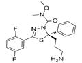 	(2S)-2-(3-aminopropyl)-5-(2,5-difluorophenyl)-N-methoxy-N-methyl-2-phenyl-1,3,4-thiadiazole-3-carboxamide