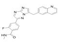 2-fluoro-N-methyl-4-[7-(quinolin-6-ylmethyl)imidazo[1,2-b][1,2,4]triazin-2-yl]benzamide