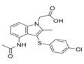 2-[4-acetamido-3-(4-chlorophenyl)sulfanyl-2-methylindol-1-yl]acetic acid