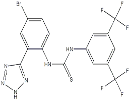 N′-[3,5-Bis(trifluoromethyl)phenyl]-N-[4-bromo-2-(2H-tetrazol-5-yl)phenyl]-thiourea