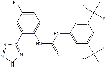 N′-[3,5-Bis(trifluoromethyl)phenyl]-N-[4-bromo-2-(2H-tetrazol-5-yl)phenyl]-thiourea