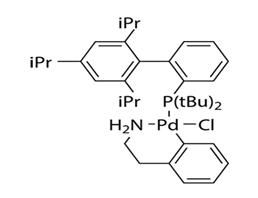 Chloro(2-di-t-butylphosphino-2',4',6'-tri-i-propyl-1,1'-biphenyl)[2-(2-aminoethyl)phenyl] palladium(II) / t-BuXPhos Pd G1