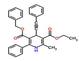 5-Benzyl 3-ethyl 2-methyl-6-phenyl-4-(phenylethynyl)-1,4-dihydro-3,5-pyridinedicarboxylate