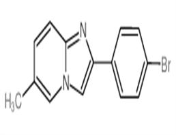 2-(4-bromophenyl)-6-methylimidazo(1,2-a&