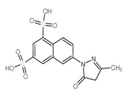 6-(4,5-Dihydro-3-methyl-5-oxo-1H-pyrazol-1-yl)naphthalene-1,3-disulfonic acid