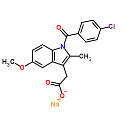 	sodium,2-[1-(4-chlorobenzoyl)-5-methoxy-2-methylindol-3-yl]acetate