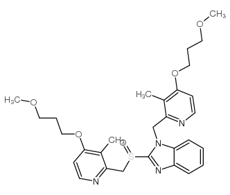 1-[[4-(3-methoxypropoxy)-3-methylpyridin-2-yl]methyl]-2-[[4-(3-methoxypropoxy)-3-methylpyridin-2-yl]methylsulfinyl]benzimidazole