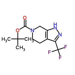 	tert-Butyl 3-(trifluoromethyl)-4,5-dihydro-1H-pyrazolo[3,4-c]pyridine-6(7H)-carboxylate