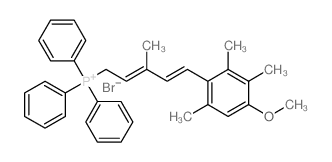 	[5-(4-methoxy-2,3,6-trimethylphenyl)-3-methylpenta-2,4-dienyl]-triphenylphosphanium,bromide