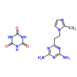 1,3,5-Triazinane-2,4,6-trione - 6-[2-(2-methyl-1H-imidazol-1-yl)ethyl]-1,3,5-triazine-2,4-diamine (1:1)