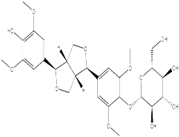 (-)-Syringaresinol 4-O-β-D-glucopyranoside