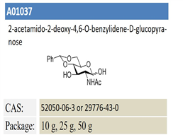 2-acetamido-2-deoxy-4,6-O-benzylidene-D-glucopyra- nose