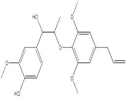 1-(3,4-dimethoxyphenyl)-2-(4-allly-2,6-dimethoxyphenoxy)propan-1-ol