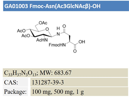 Fmoc-Asn(Ac3GlcNAcβ)-OH