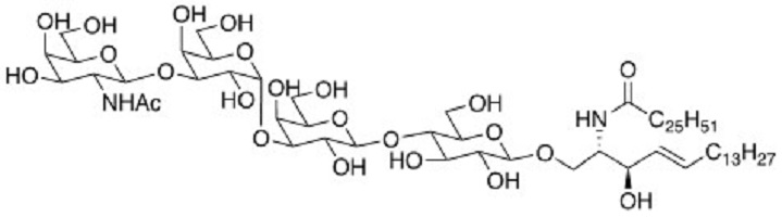 GalNAcb1,3Gala1,3Galb1,4Glc Ceramide                Synonym:?iGb4Cer