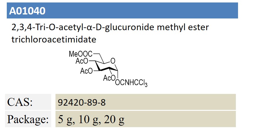 2,3,4-Tri-O-acetyl-α-D-glucuronide methyl ester trichloroacetimidate 