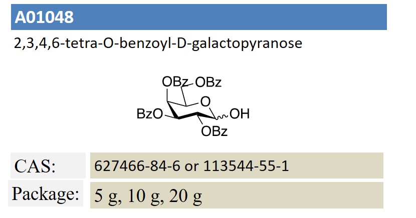 2,3,4,6-tetra-O-benzoyl-D-galactopyranose 