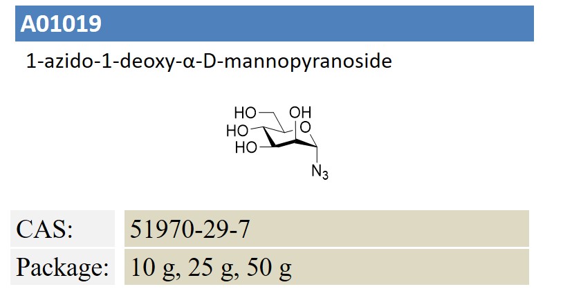 1-azido-1-deoxy-α-D-mannopyranoside 