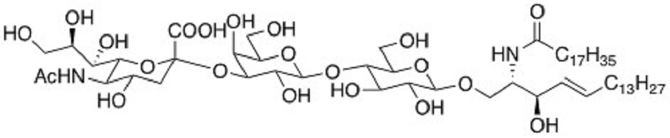 Neu5Aca2,3Galb1,4Glc Ceramide                Synonym:?GM3 