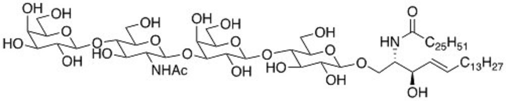 Galb1,4GlcNAcb1,3Galb1,4Glc Ceramide                Synonym:?LNT Ceramide