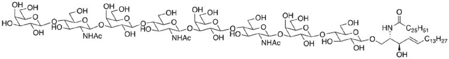 Galb1.4GlcNAcb1,3Galb1,4GlcNAcb1,4Galb1,4GlcNAcb1,3Galb1,4Glc Ceramide                 Synonym