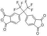 4,4'-(hexafluoroisopropylidene)diphthalic anhydride; 6FDA; HFDA; 2,2-bis(3,4-anhydrodicarboxyphenyl)hexafluoropropane