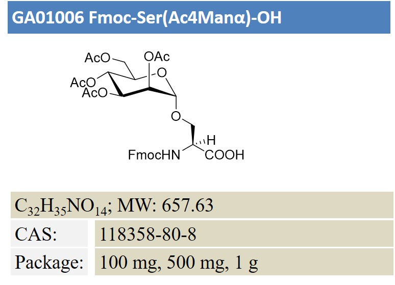 Fmoc-Ser(Ac4Manα)-OH