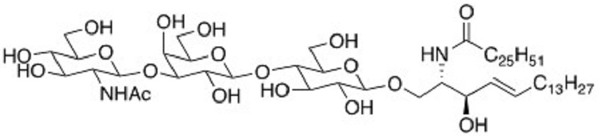 Glcb1,3Galb1,4Glc Ceramide                Synonym:?LNTII Ceramide