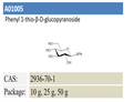 Phenyl 1-thio-β-D-glucopyranoside  pictures