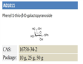 Phenyl 1-thio-β-D-galactopyranoside  pictures