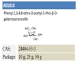 Phenyl 2,3,4,6-tetra-O-acetyl-1-thio-β-D-galactopyranoside  pictures