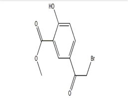 Benzoic acid, 5-(2-bromoacetyl)-2-hydroxy-, methyl ester