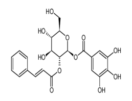 2-O-cinnamoyl-1-O-galloyl-β-D-glucose