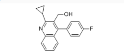 3-Quinolinemethanol,2-cyclopropyl-4-(4-fluorophenyl)-
