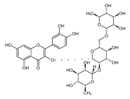 Quercetin 3-O-rutinoside-(1→2)-O-rhamnoside