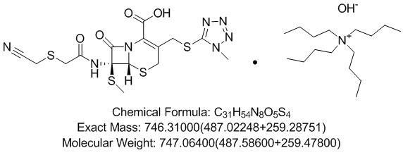 7-Methylmercapto Cefmetazole（Tetrabutyl Ammonium Hydroxide Salt）