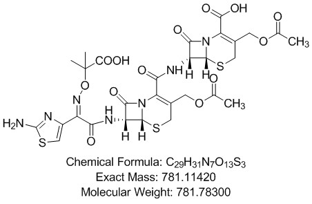 Acetoxy Ceftazidime Dimer