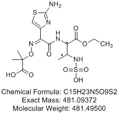 Aztreonam Open-Ring Ethyl Ester